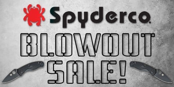 Spyderco Blowout Sale