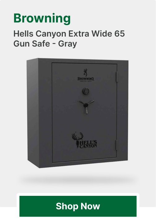 Browning Hells Canyon Extra Wide 65 Gun Safe - Gray
