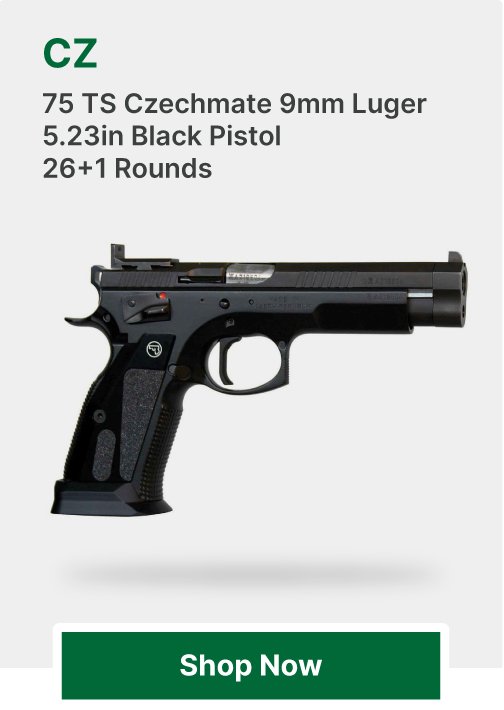 CZ 75 TS Czechmate 9mm Luger 5.23in Black Pistol - 26+1 Rounds