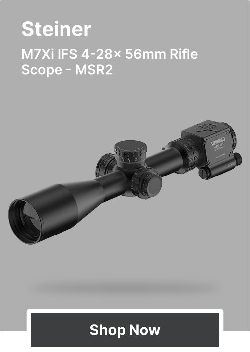 Steiner M7Xi IFS 4-28x 56mm Rifle Scope - MSR2