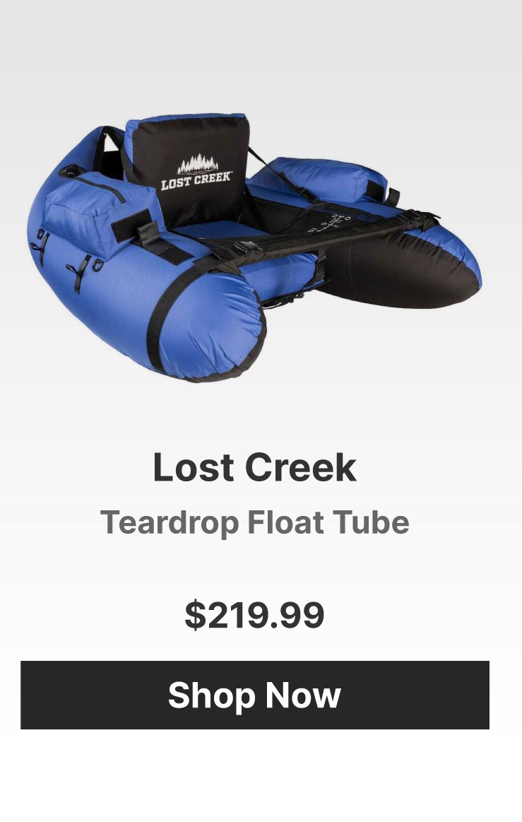 Lost Creek Teardrop Float Tube - Blue