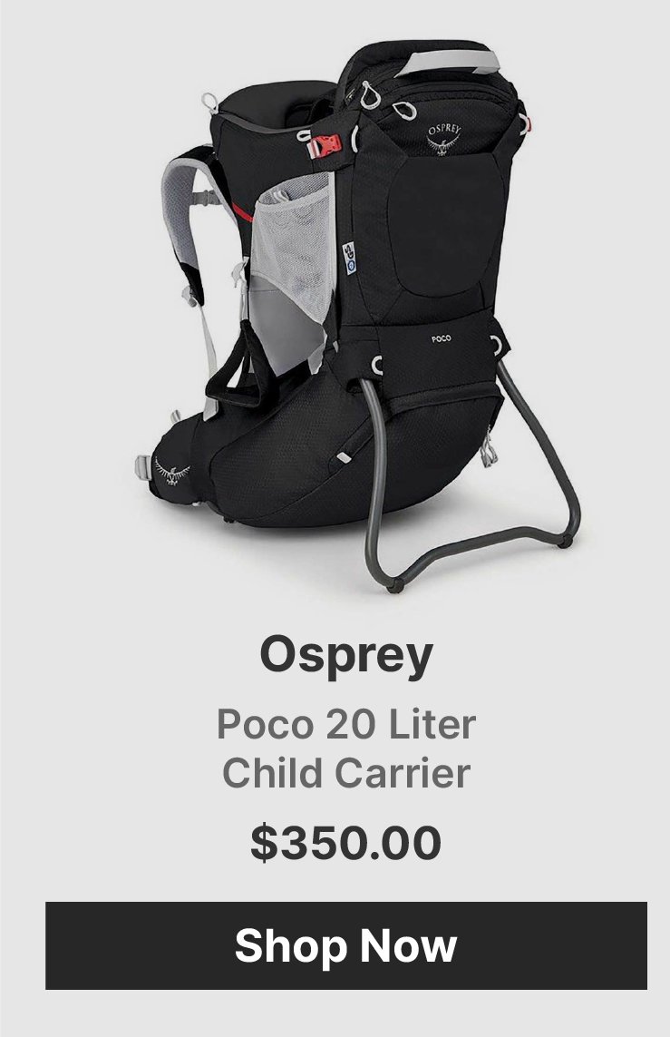 Osprey Poco 20 Liter Child Carrier - Starry Black