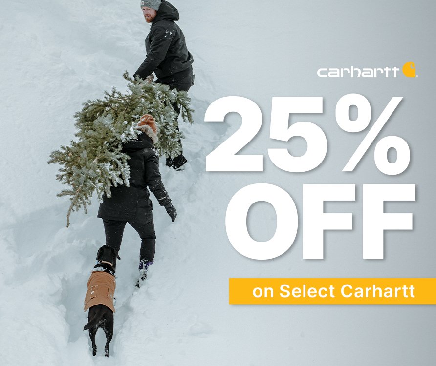 Save 25% on Select Carhartt