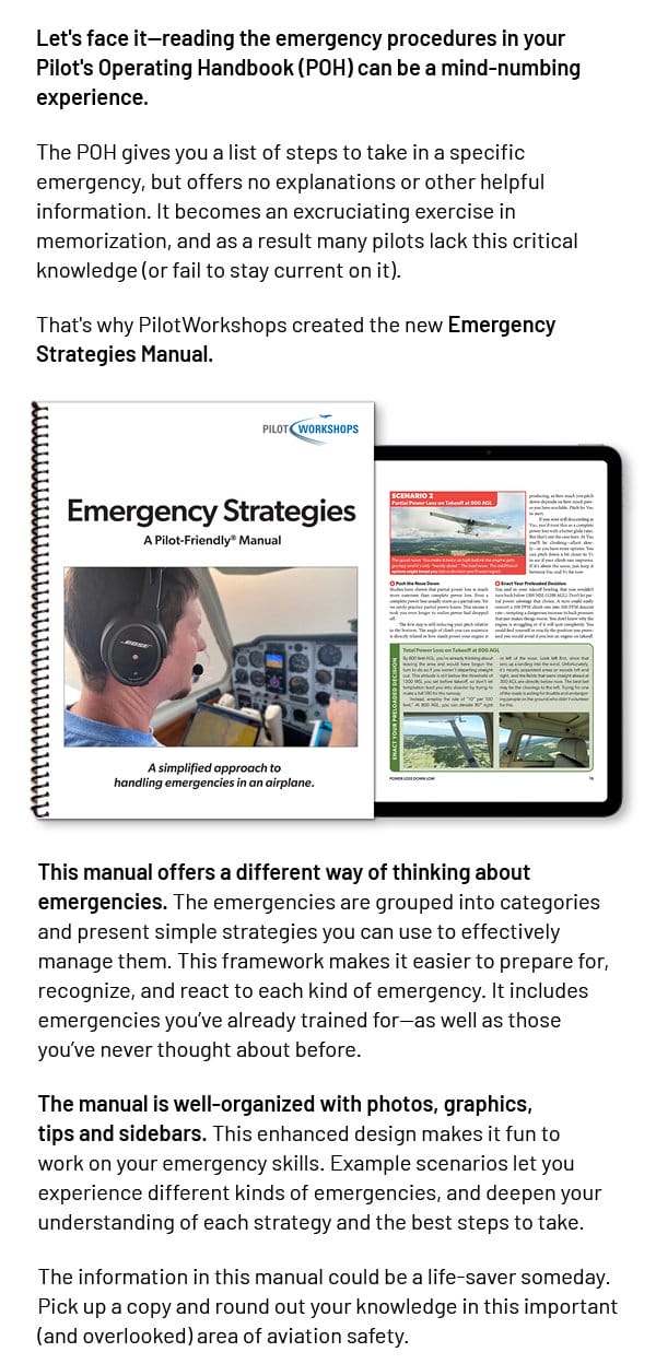 Emergency Strategies: A Pilot-Friendly Manual