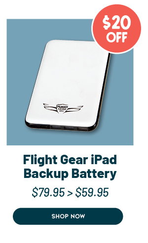 Flight Gear iPad Backup Battery