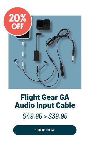 Flight Gear GA Audio Input Cable