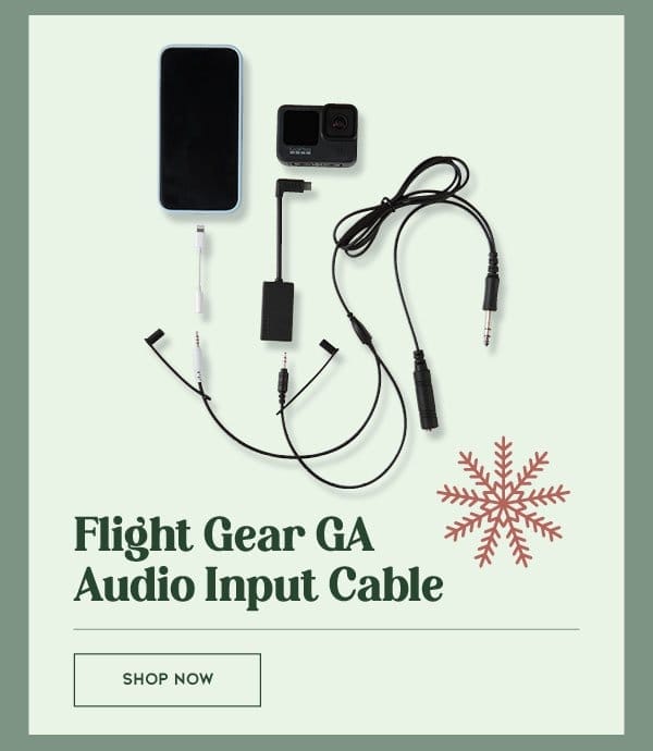 Flight Gear GA Audio Input Cable