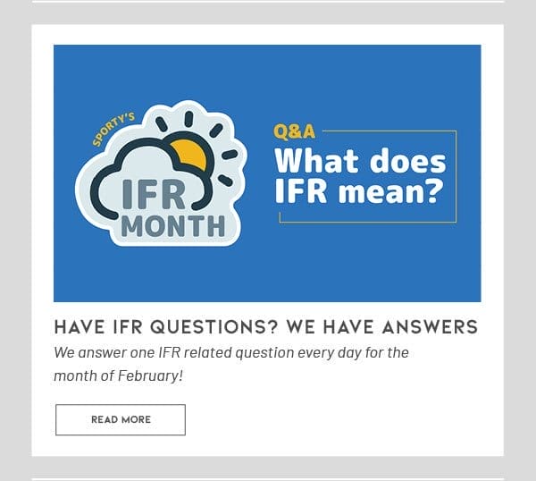 IFR Q&A