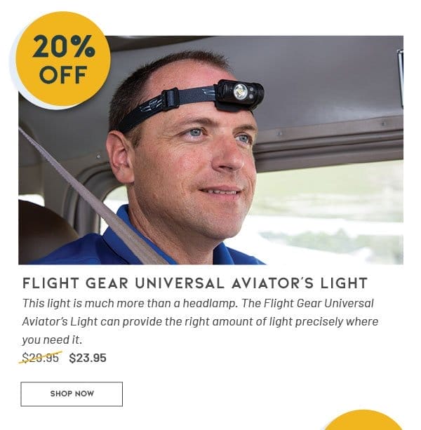 Flight Gear Universal Aviator's Light