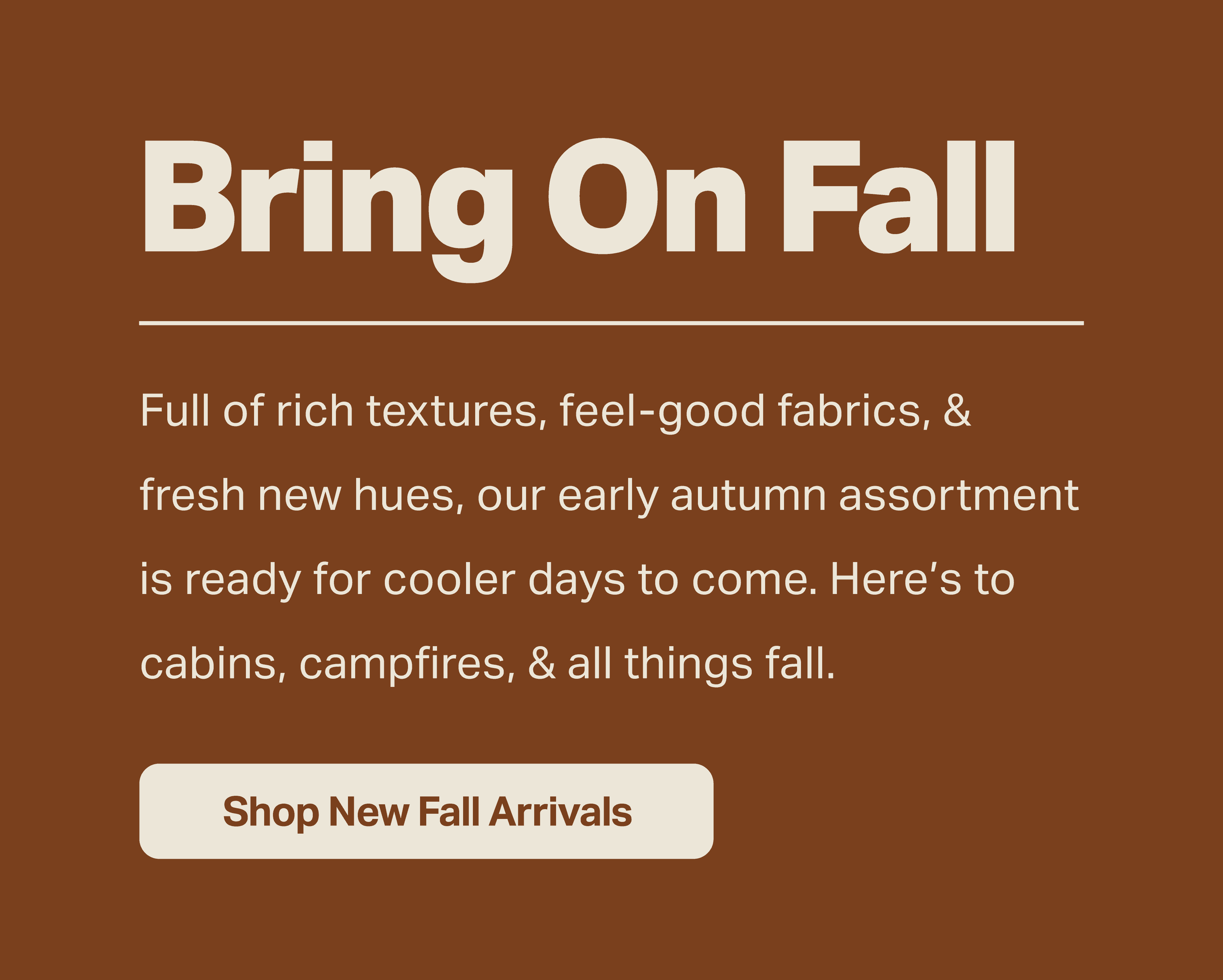 Bring On Fall