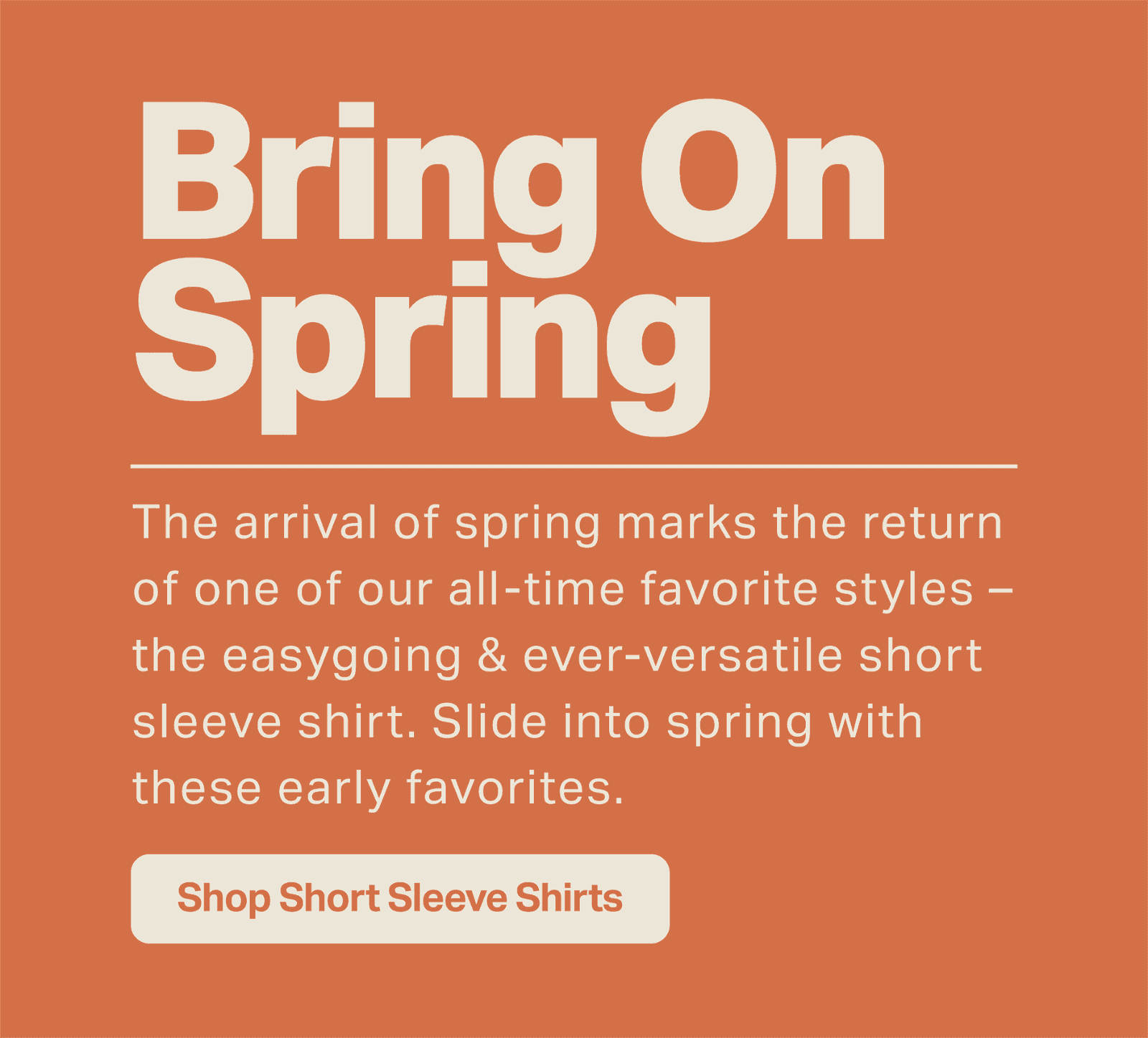 Bring On Spring