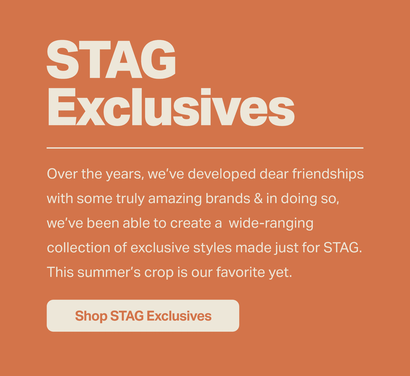 STAG Exclusives