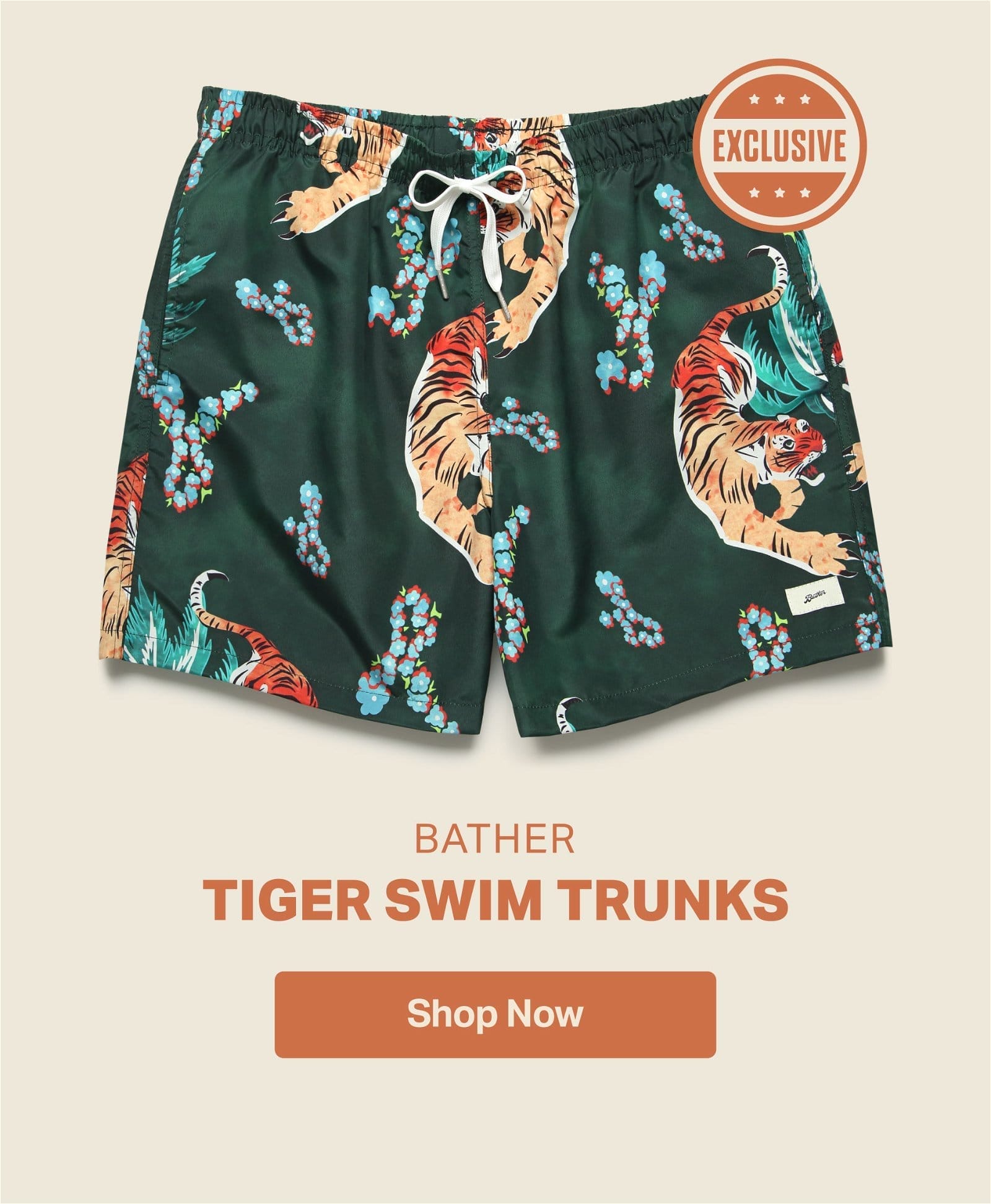 Tiger Swim Trunk