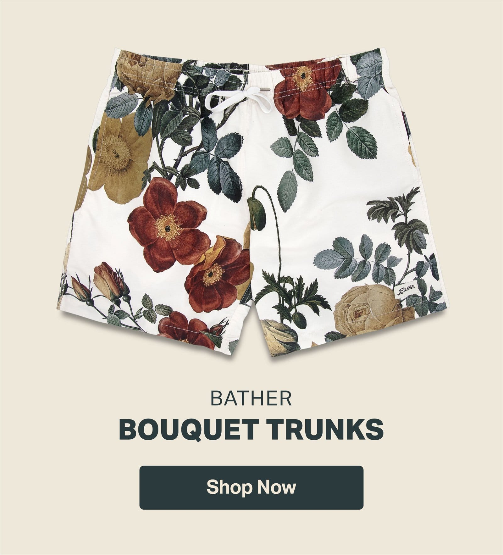 Bouquet Swim Trunks
