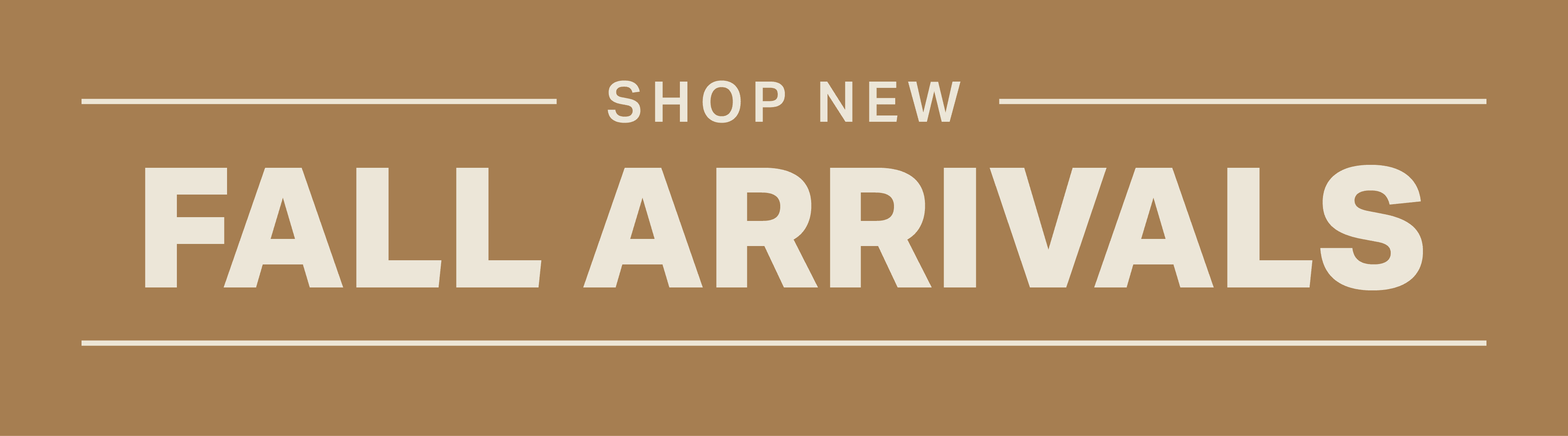 Shop New Fall Arrivals 