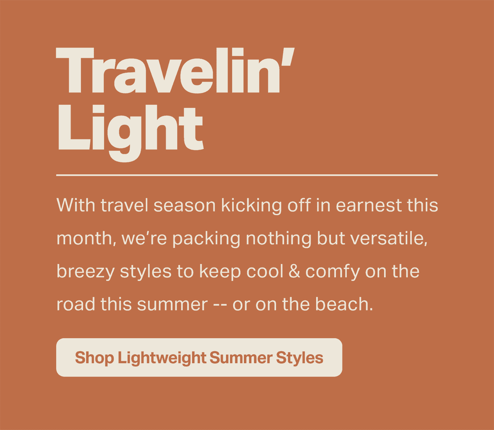 Travelin' Light