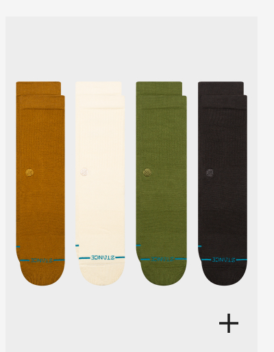 Icon Crew Socks 4 Pack