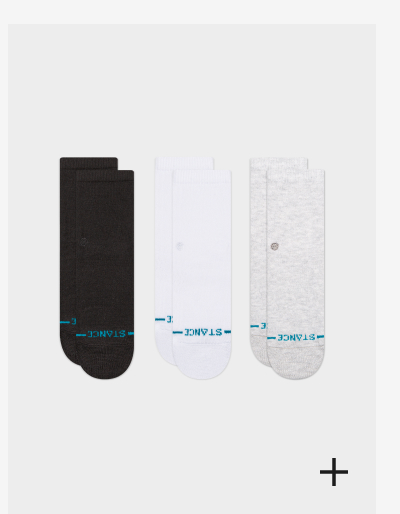 Icon Kids Crew Socks 3 Pack