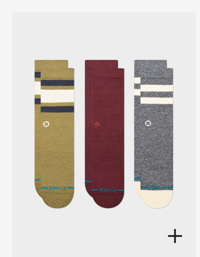 Cotton Crew Socks 3 Pack