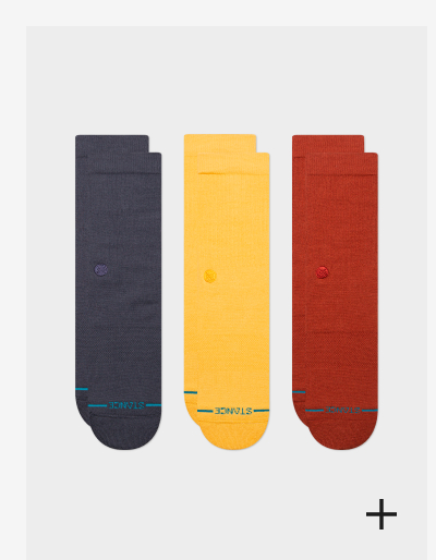 Icon Crew Socks 3 Pack