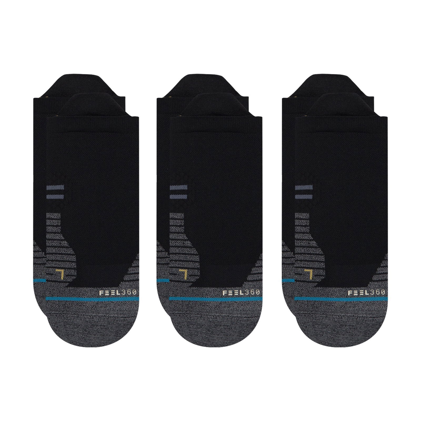 Image of Run Light Tab Socks 3 Pack