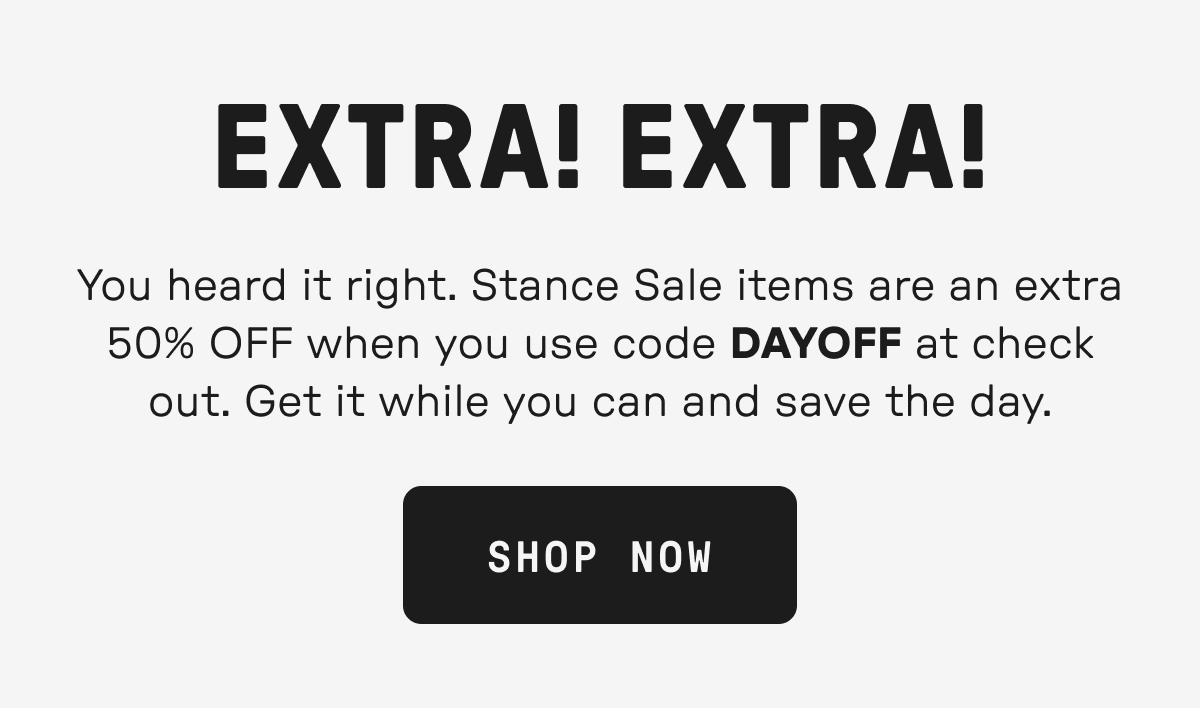 Use code dayoff at checkout