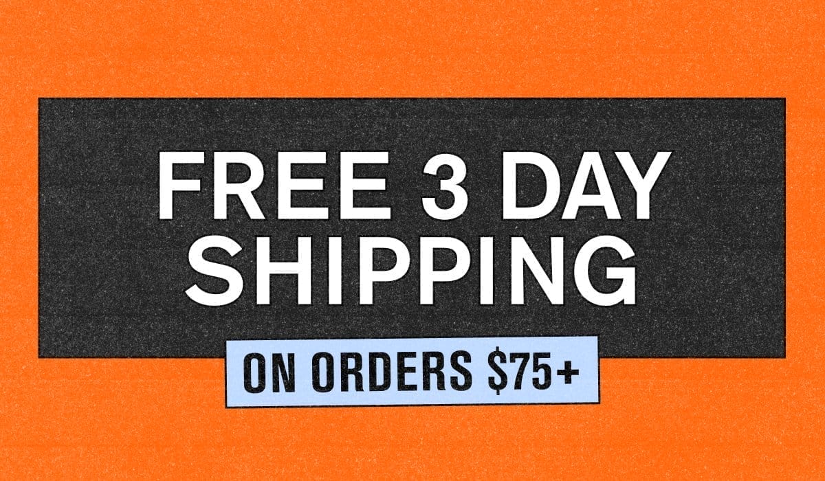 Free 3-Day Shipping