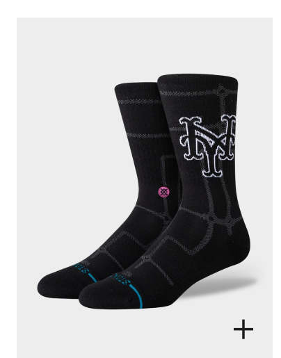 MLB New York Mets 2024 City Connect Crew Socks