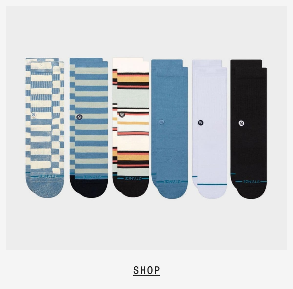 6 PACK CREW SOCKS