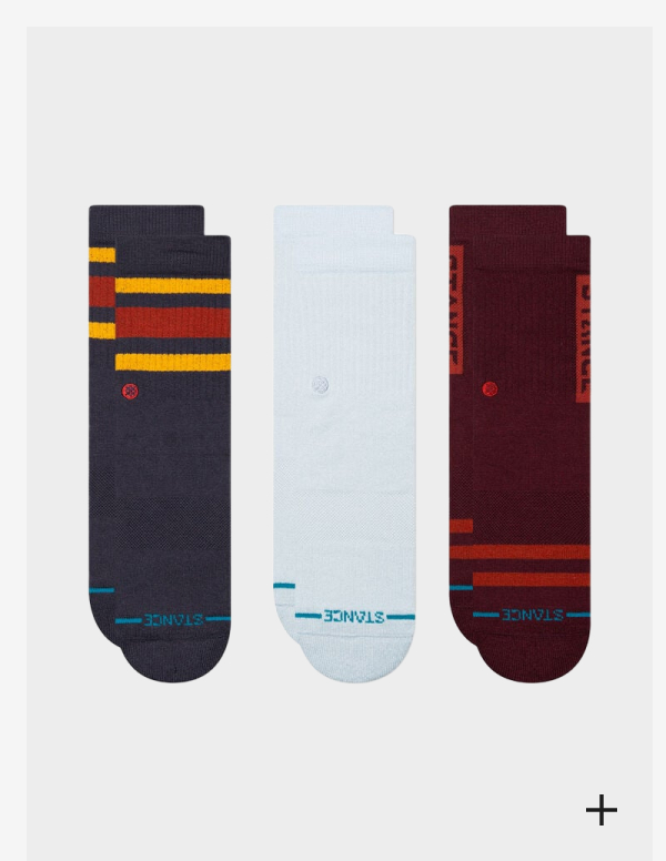 Icon Mixed Kids Crew Socks 3 Pack