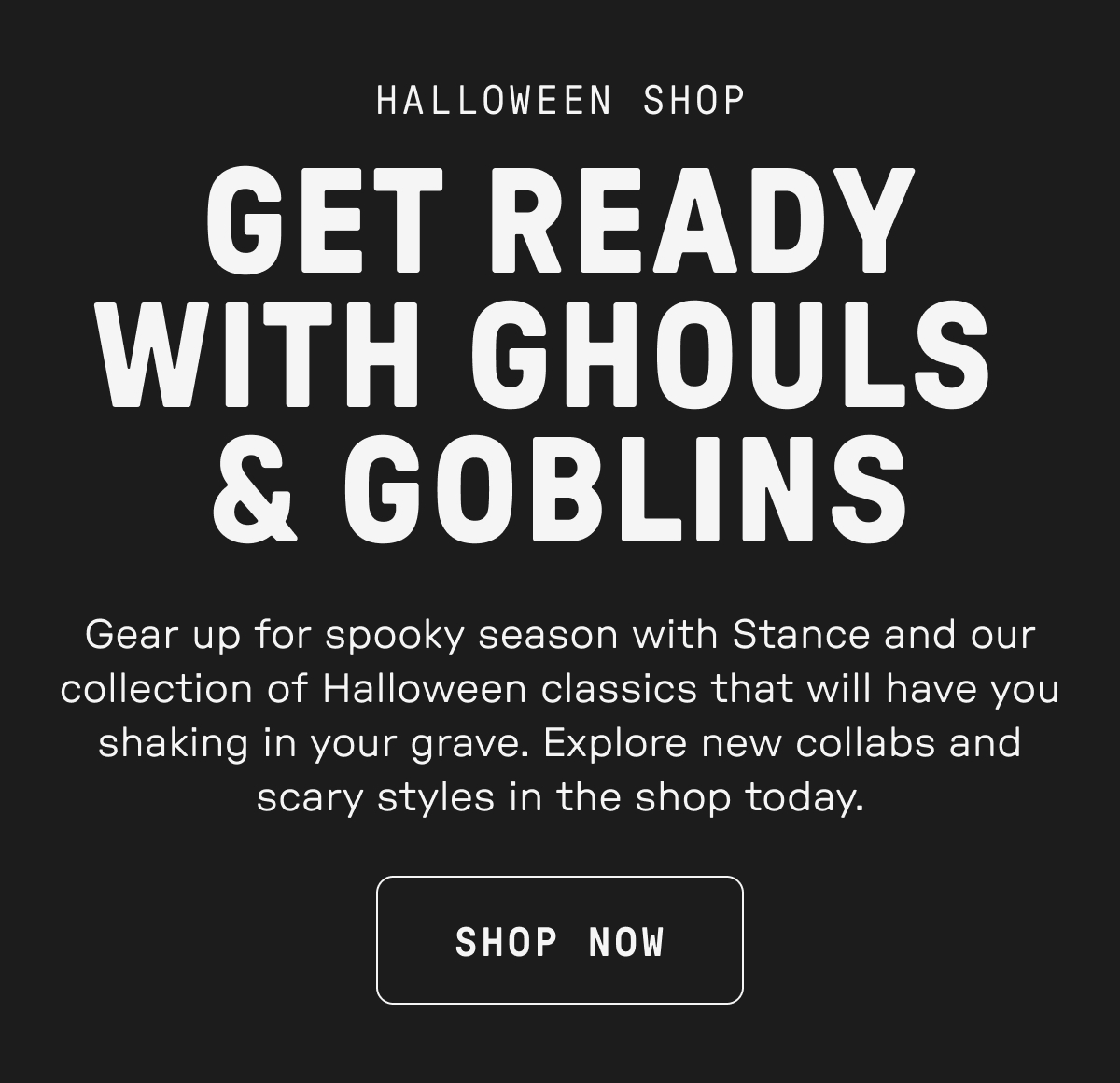 Halloween Shop is now open