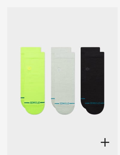 ICON QUARTER SOCKS 3 PACK