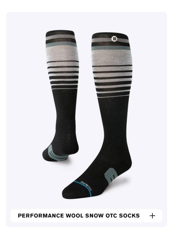 STANCE PERFORMANCE WOOL SNOW OTC SOCKS