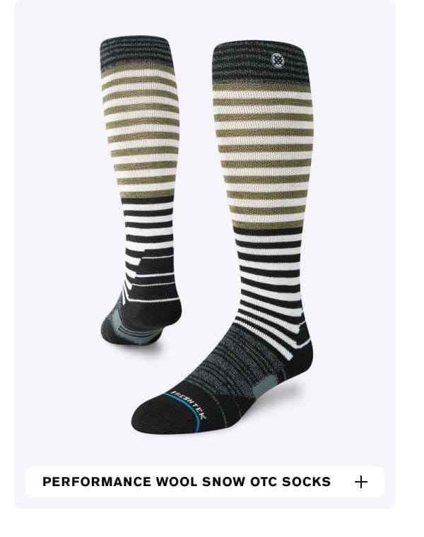 STANCE PERFORMANCE WOOL SNOW OTC SOCKS