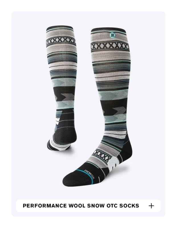 STANCE PERFORMANCE WOOL SNOW OTC SOCKS