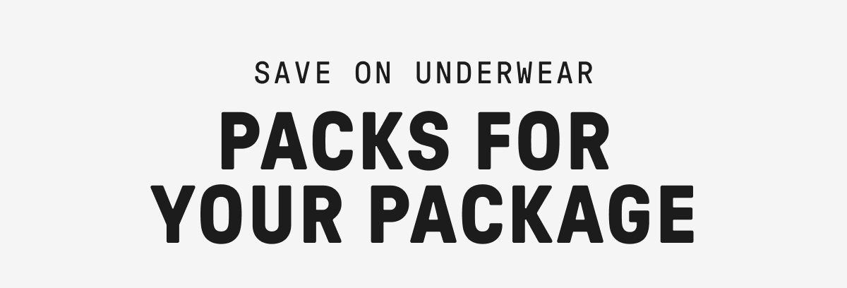 Underwear Packs