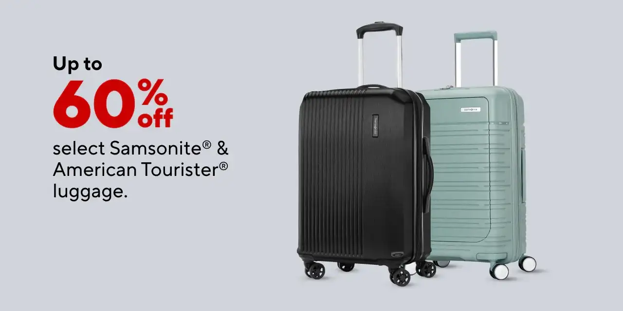 All set to Jet: Select Luggage Lines up to 60% off