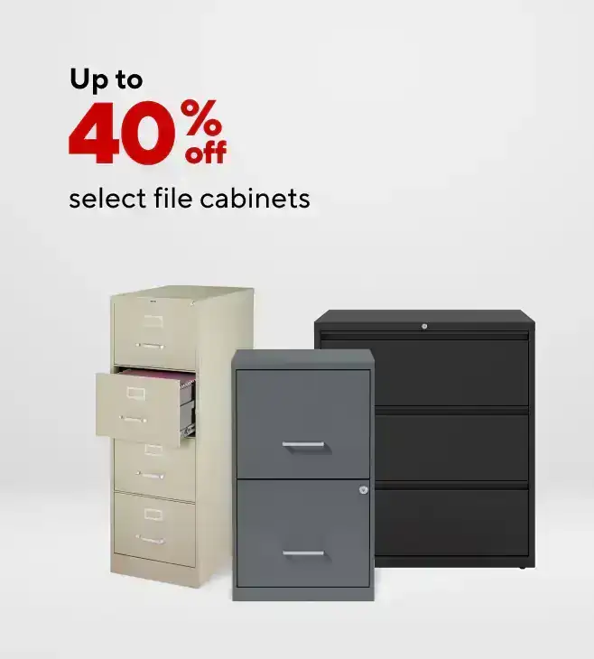 Up to 40% off select Storage File Cabinets