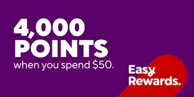 Loyalty Offer: 4K points when you spend \\$50 or more.