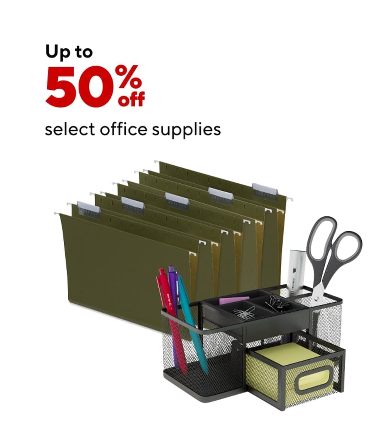 Select Office Supplies up to 50% off