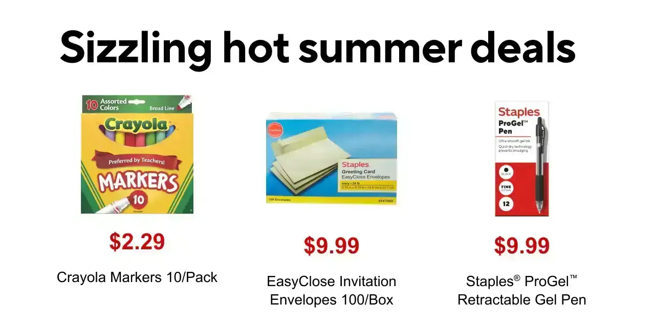 Sizzling Hot Summer Deals