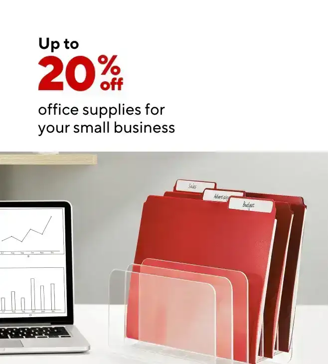 Office Supplies for your Small Business up to 20% off