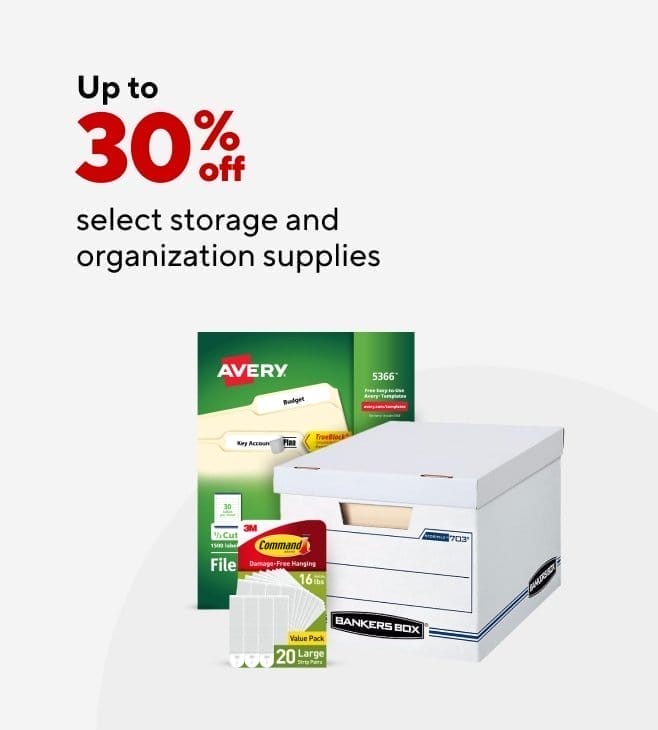 New Year New Office - Reorganize your Office with up to 30% off Office Supplies