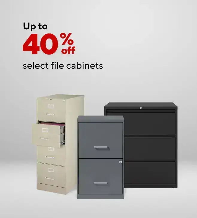 Up to 40% off select Storage File Cabinets