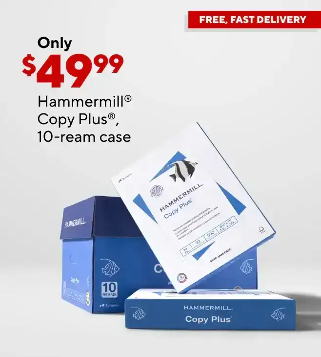 Only \\$49.99 for Hammermill Copy Plus Copy Paper 8 1/2