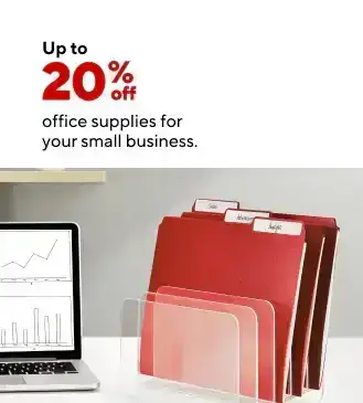 Office Supplies for your Small Business up to 20% off