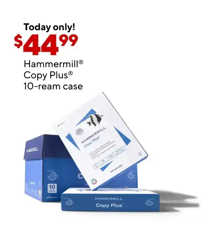 Only \\$44.99 for Hammermill Copy Plus Copy Paper 8 1/2