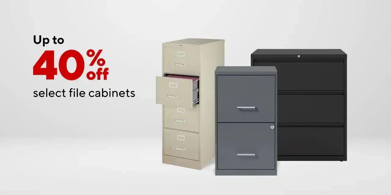 Up to 40% off select Storage File Cabinets