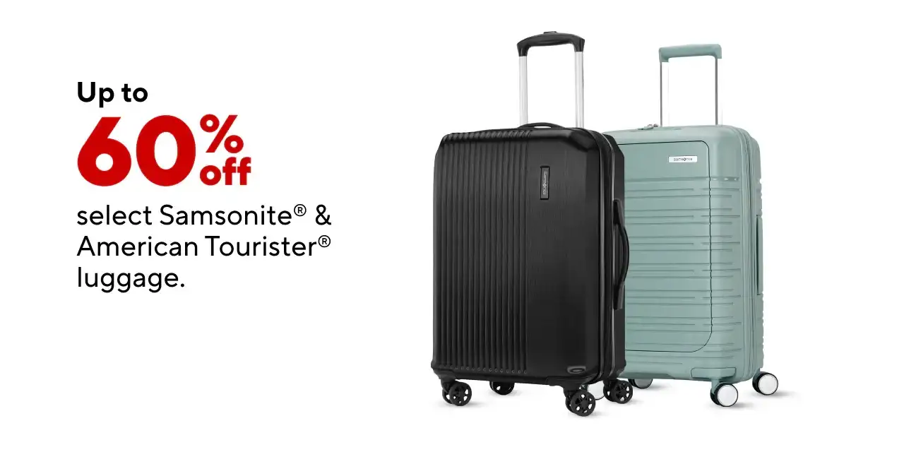 All set to Jet: Select Luggage Lines up to 60% off