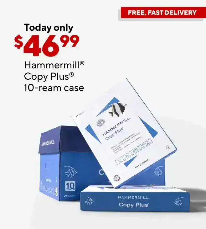 Today Only \\$46.99 for Hammermill Copy Plus Copy Paper 8 1/2